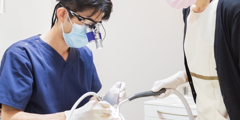 歯科衛生士とのチーム医療